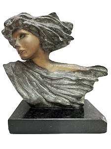 Odette Eid - #Escultura em bronze - 25x22cm (fora a base)